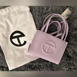 Telfar Small Lavender Shopping Bag NWT + Dust Bag